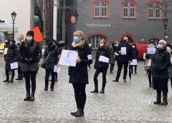 Lockdown Mahnwache Verzweiflung Bei Friseuren In Jena 00011